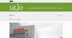 Desktop Screenshot of dejo.dk