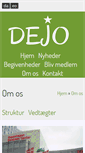 Mobile Screenshot of dejo.dk
